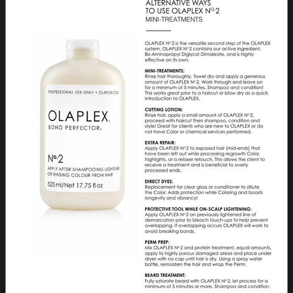 OLAPLEX No 2, Bond Perfector SEALED 5x 3.3 oz. bottles - Picture 3 of 4